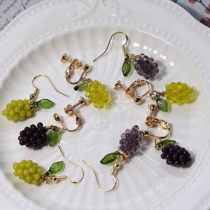 葡萄美酒　イヤリング＆ピアス