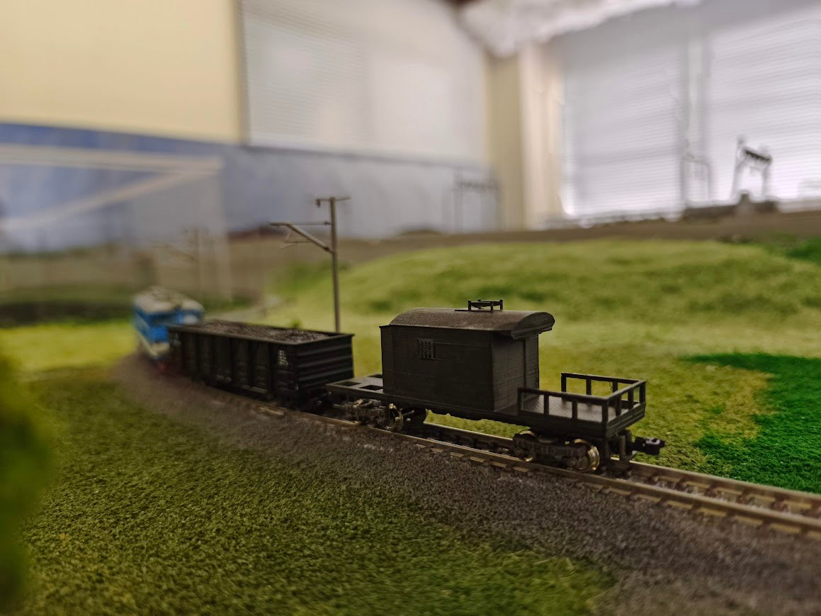 [Nゲージ]朝鮮鉄道省　車掌車(組み立て・塗装済み完成品)